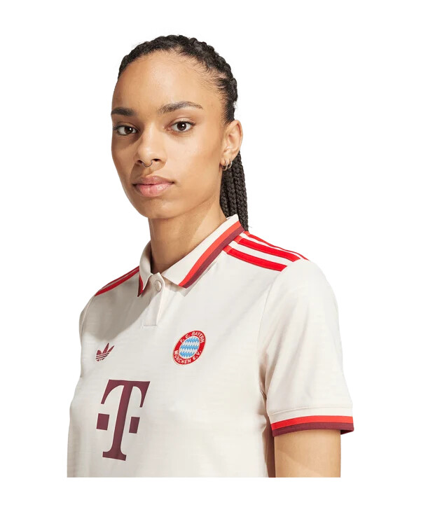 adidas originals fc bayern münchen 3. dres 2024.2025. ženski bež