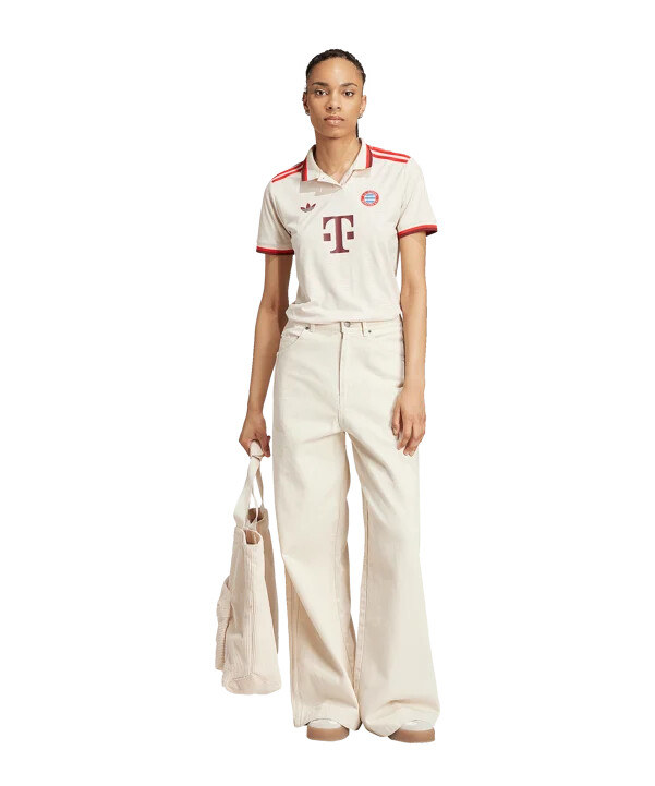 adidas originals fc bayern münchen 3. dres 2024.2025. ženski bež
