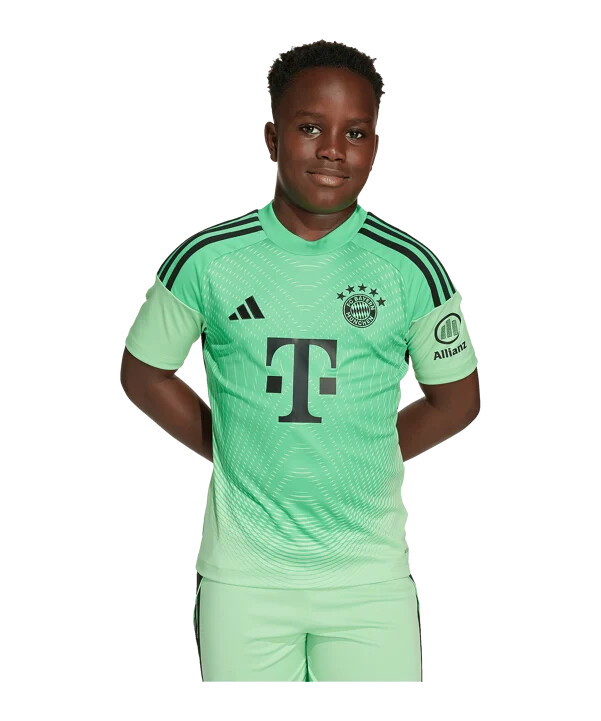 adidas fc bayern münchen vratarski dres 20252026 dječji zeleni