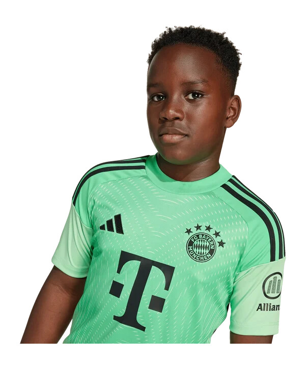 adidas fc bayern münchen vratarski dres 20252026 dječji zeleni