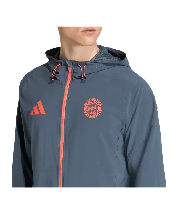 adidas fc bayern münchen tech putna jakna siva