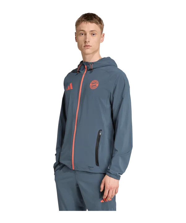 adidas fc bayern münchen tech putna jakna siva