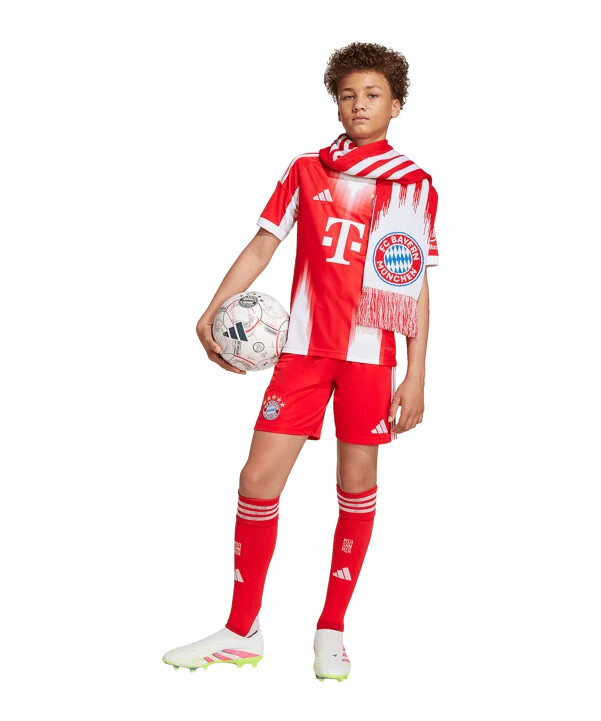 adidas fc bayern münchen domaće kratke hlače 2025.2026. dječje crvene