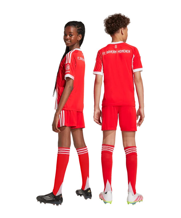 adidas fc bayern münchen domaće kratke hlače 2025.2026. dječje crvene