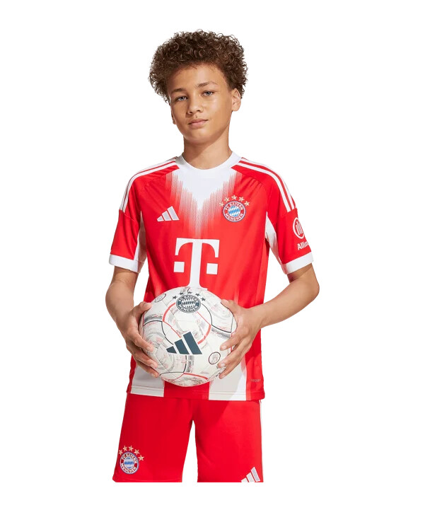 adidas fc bayern münchen domaći dres 20252026 dječji crveni