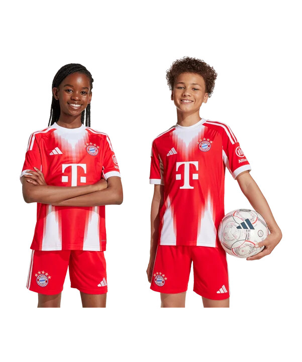 adidas fc bayern münchen domaći dres 20252026 dječji crveni