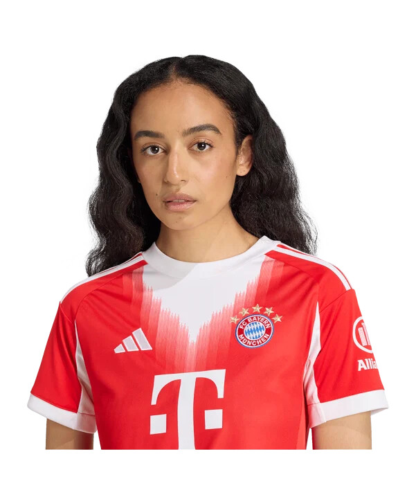 adidas fc bayern münchen domaći dres 20252026 Ženski crveni