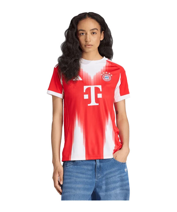 adidas fc bayern münchen domaći dres 20252026 Ženski crveni