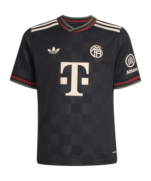adidas fc bayern münchen 3. dres 20252026 dječji crni