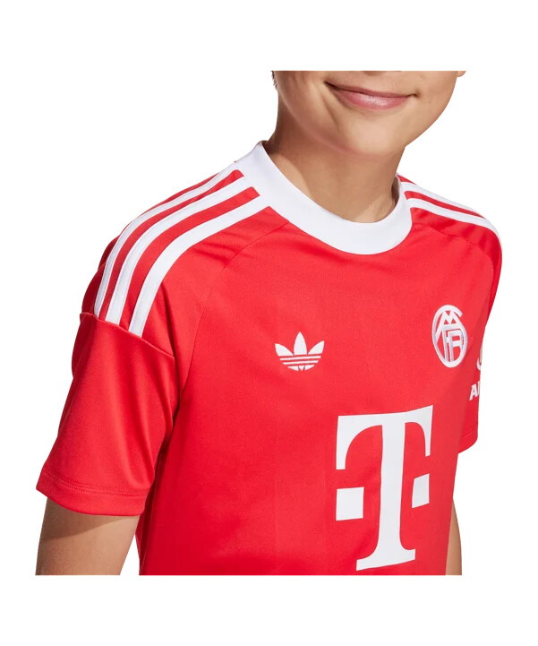 adidas fc bayern münchen vratarski dres 3. 2025.2026. dječji crveni