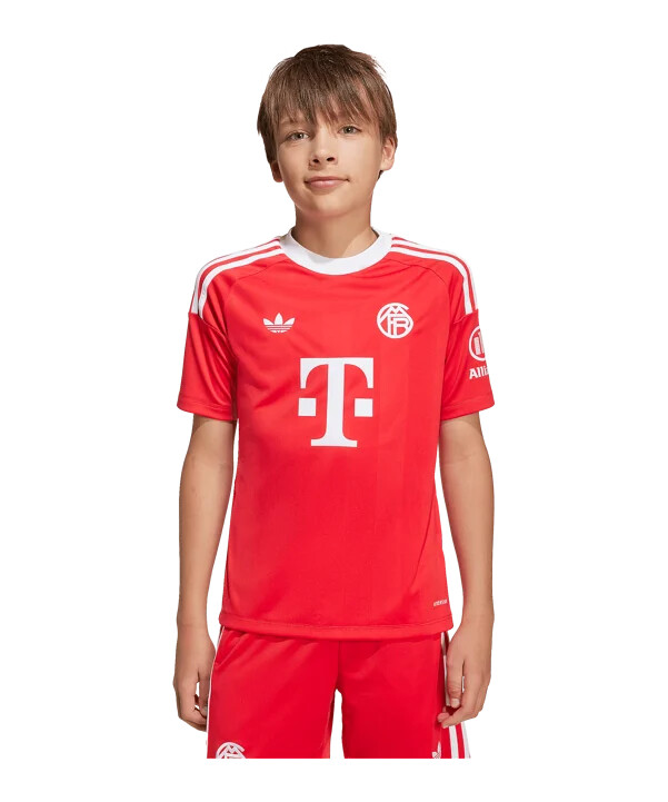 adidas fc bayern münchen vratarski dres 3. 2025.2026. dječji crveni