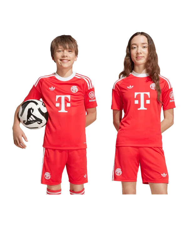 adidas fc bayern münchen vratarski dres 3. 2025.2026. dječji crveni