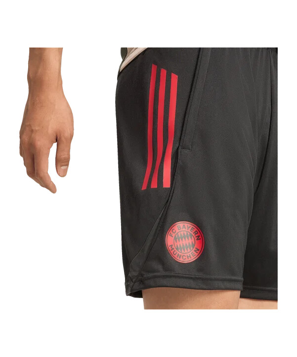 adidas fc bayern münchen tiro25 kratke hlače za trening za europska natjecanja 2025.2026. crne