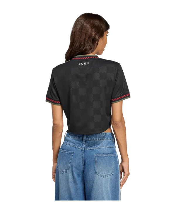 adidas fc bayern münchen skraćeni dres 3. 2025.2026. Ženski crni