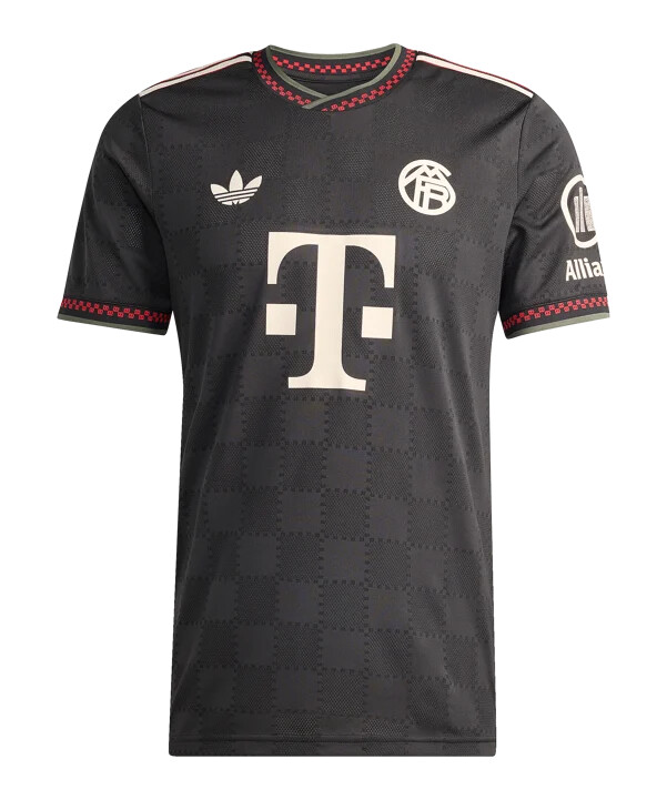 adidas fc bayern münchen autentičan dres 3. 2025.2026. crni