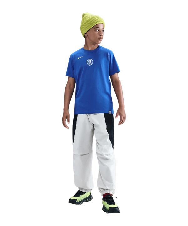 dječja majica kratkih rukava nike fc chelsea london t90 remix plava f480