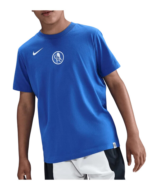dječja majica kratkih rukava nike fc chelsea london t90 remix plava f480