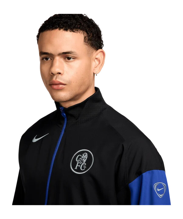 nike fc chelsea london jakna za trening crna f011
