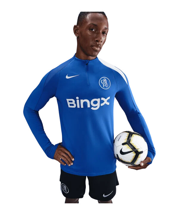 majica nike fc chelsea london drill top plava f481