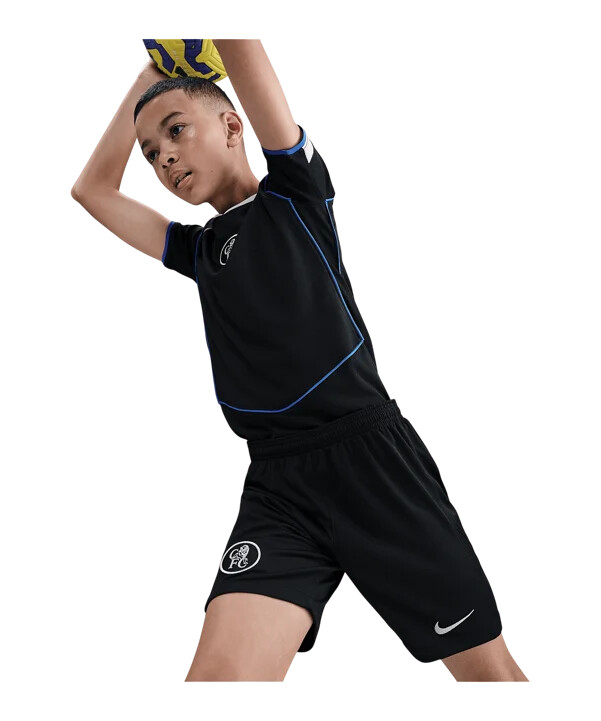 dječje kratke hlače nike fc chelsea london 3. sezona 2025.2026. crne f010