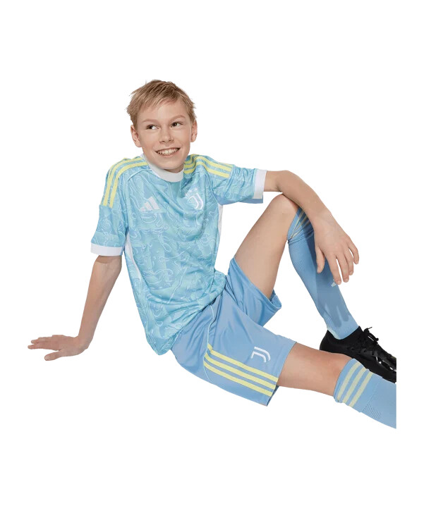 adidas juventus torino kratke gostujuće majice 20252026 dječje plave boje