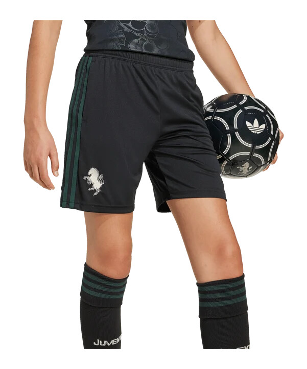 adidas juventus torino kratke 3 majice 20252026 dječje crne