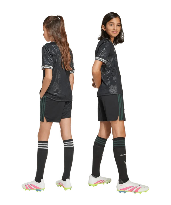 adidas juventus torino kratke 3 majice 20252026 dječje crne