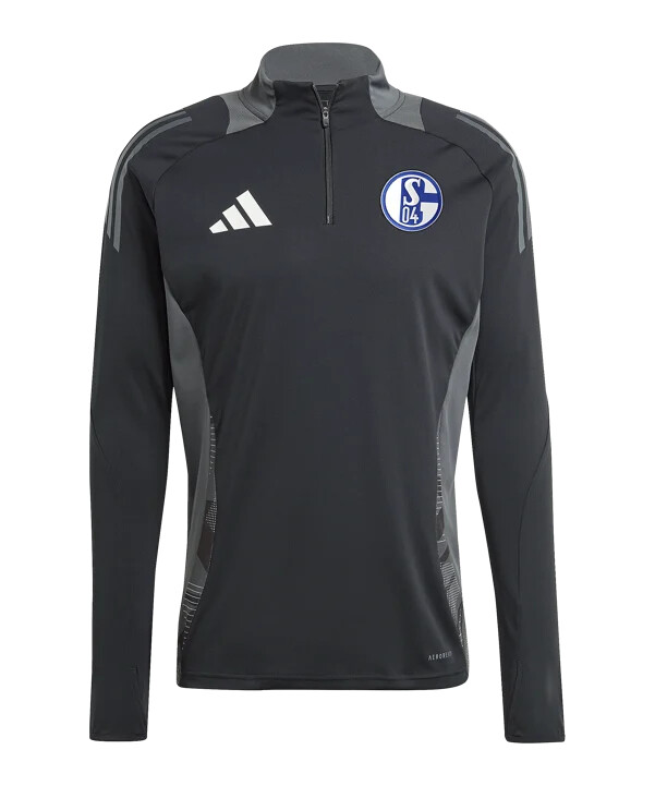 adidas fc schalke 04 majica s polu-zatvaračem crna