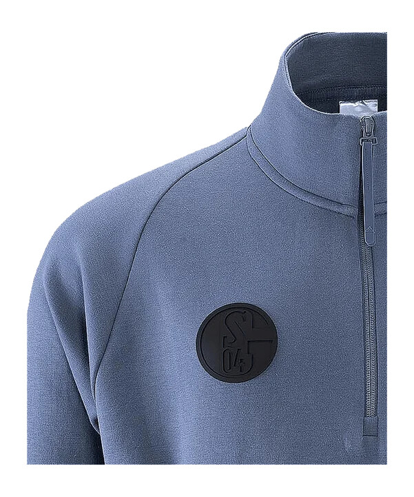 adidas fc schalke 04 zne hoodie grey blue