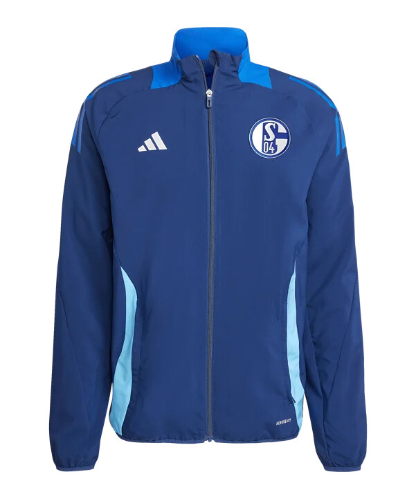 adidas fc schalke 04 jakna tamnoplava