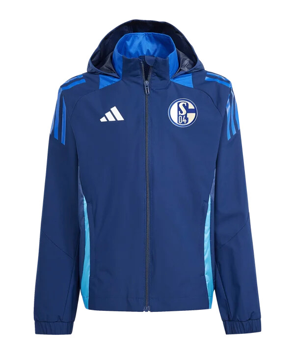 adidas fc schalke 04 svevremenska jakna dječja tamnoplava