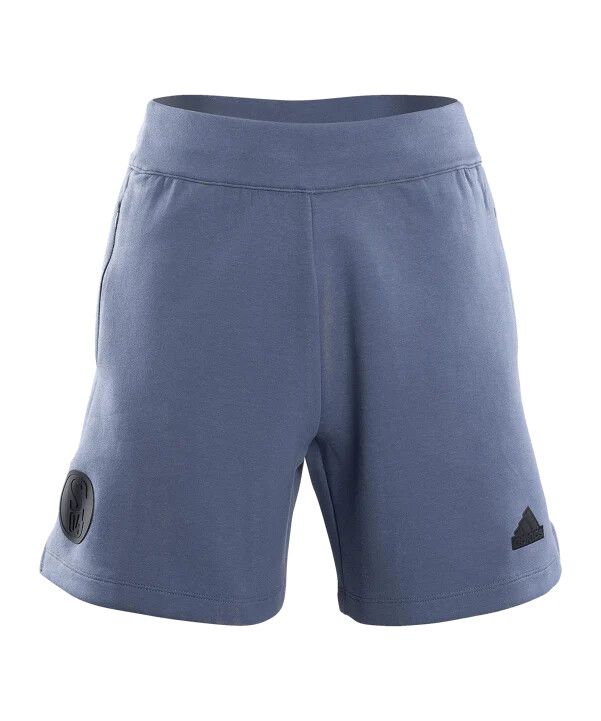 adidas fc schalke 04 zne kratke hlače sivo-plave