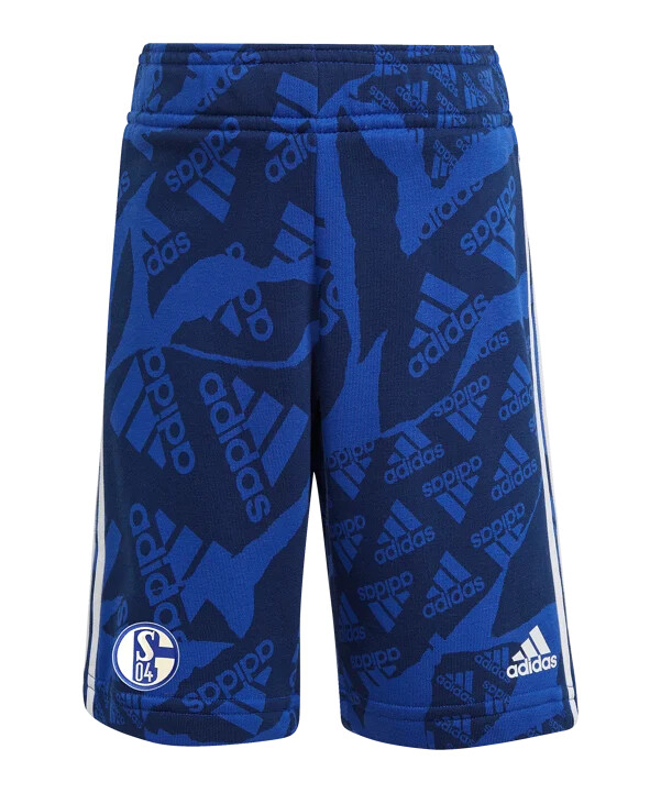 adidas fc schalke 04 camlog kratke hlače za djecu plave boje