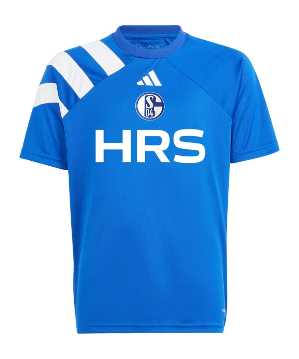 adidas fc schalke 04 predmatč dres 2024.2025. dječji plavi