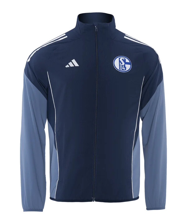 adidas fc schalke 04 prezentacijska jakna plava