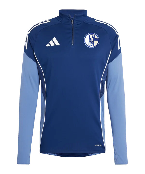 adidas fc schalke 04 majica s kapuljačom plave boje