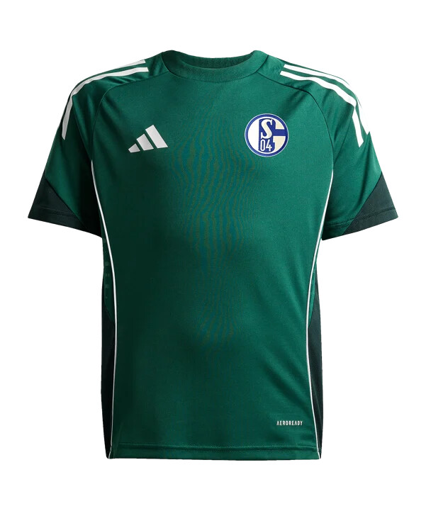 adidas fc schalke 04 trening majica za djecu zelena