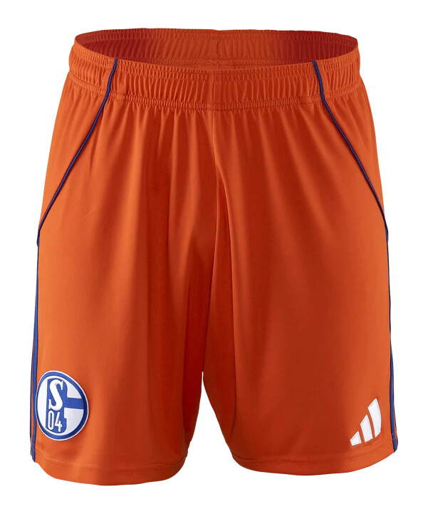 adidas fc schalke 04 kratke 3. majice 2025.2026. narančaste
