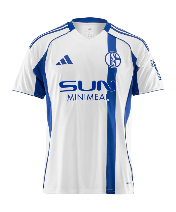 adidas fc schalke 04 gostujući dres 20252026 Ženski bijeli