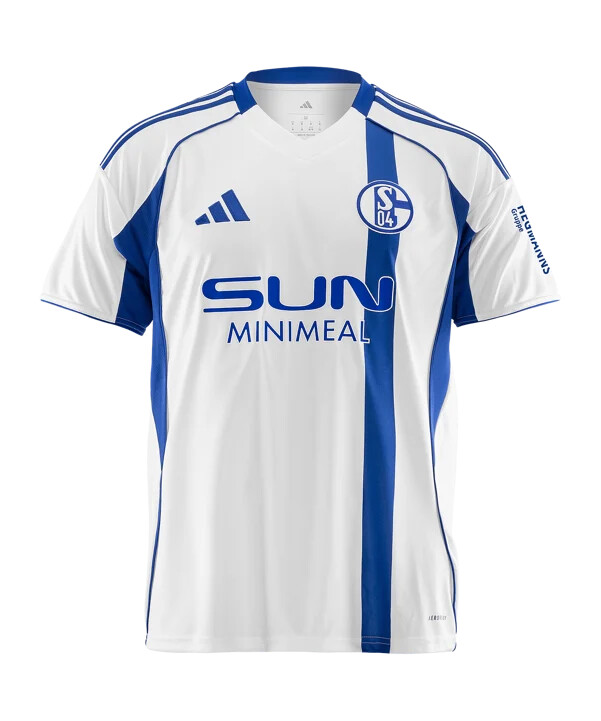 adidas fc schalke 04 gostujući dres 20252026 dječji bijeli