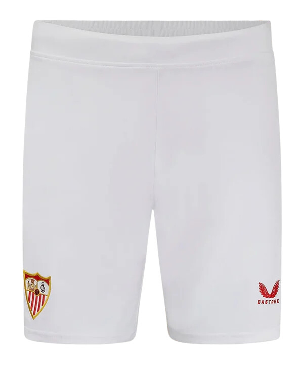 castore fc sevilla kratke hlače za djecu 20242025 bijele f001