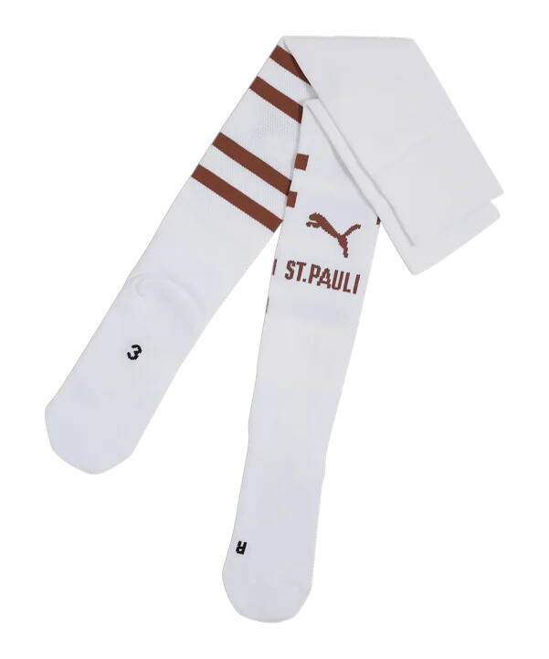 puma fc st. pauli away Čarape 20242025 bijele f02