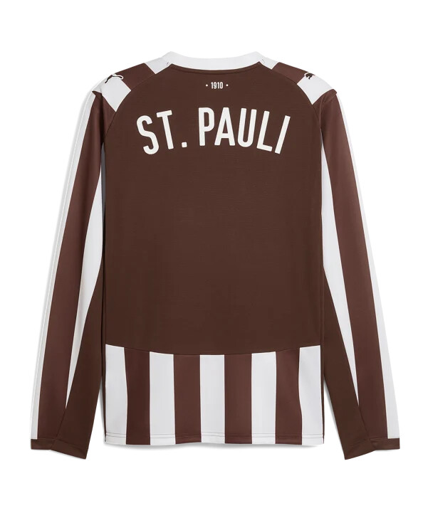 puma fc st. pauli domaći dres dugih rukava 20252026 smeđi f01