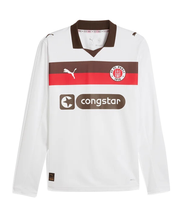 puma fc st. pauli dres dugih rukava za goste bijeli f02