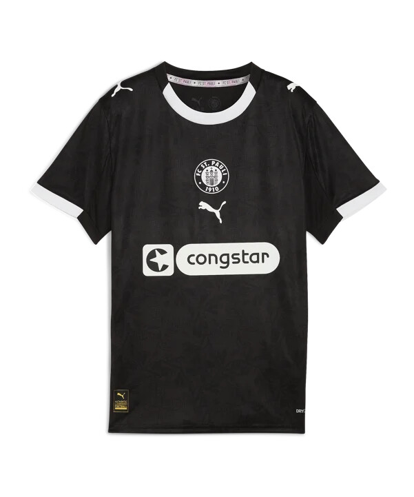 puma fc st. pauli dres 3. razred 20252026 dječji crni f03