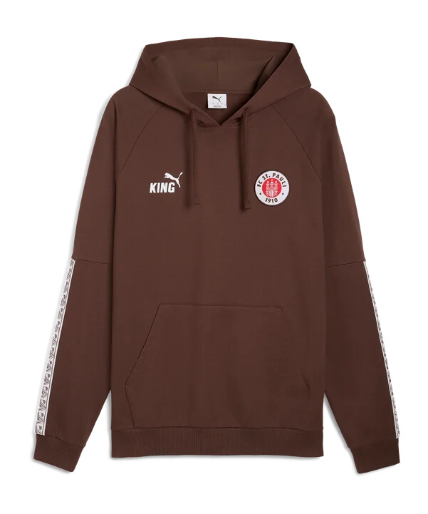 puma fc st. pauli king hoody smeđa f01