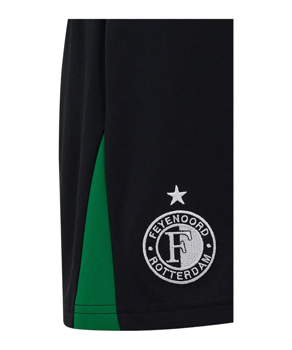 castore feyenoord rotterdam kratki gostujući dres 2024.2025. za djecu crni f010