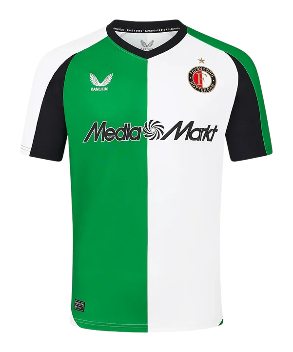 castore feyenoord rotterdam jersey 3rd 20242025 kids green f101