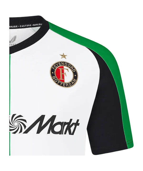 castore feyenoord rotterdam jersey 3rd 20242025 kids green f101