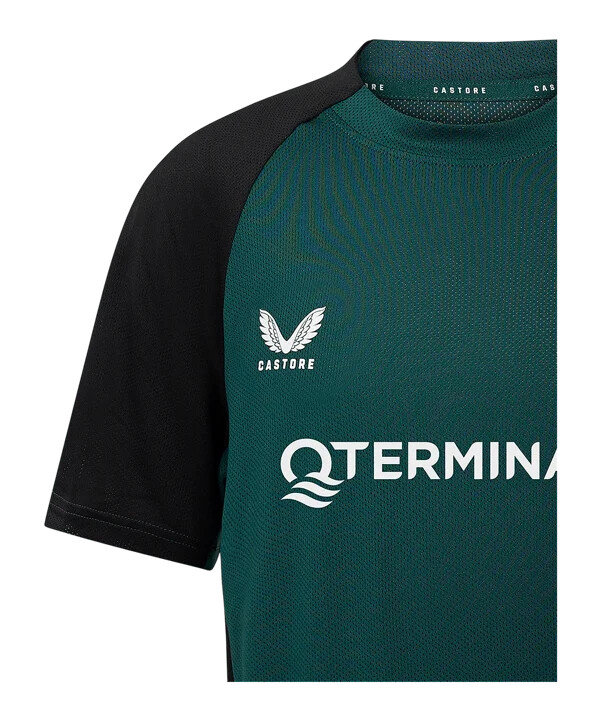 castore feyenoord rotterdam rise pro trenerska majica za djecu zelena f102